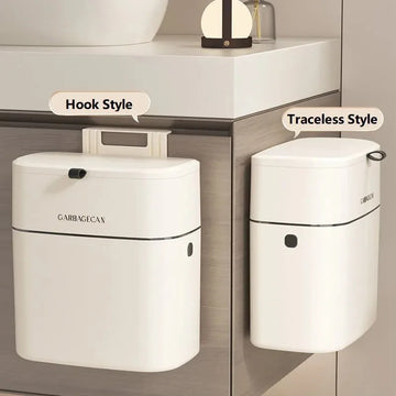 10L Wall Mounted Hanging Trash Bin