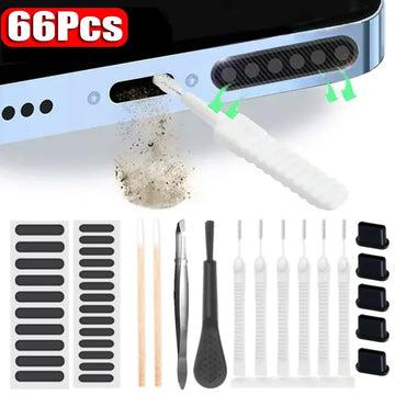 Phone Speaker Port Dust Removal Cleaner Tool Kit Set