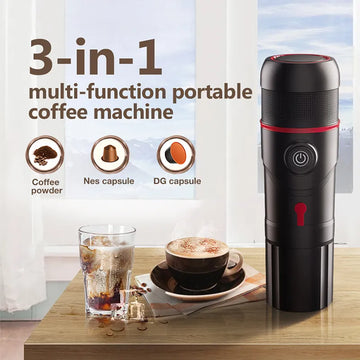 Portable Coffee Machine Maker for Car & Home